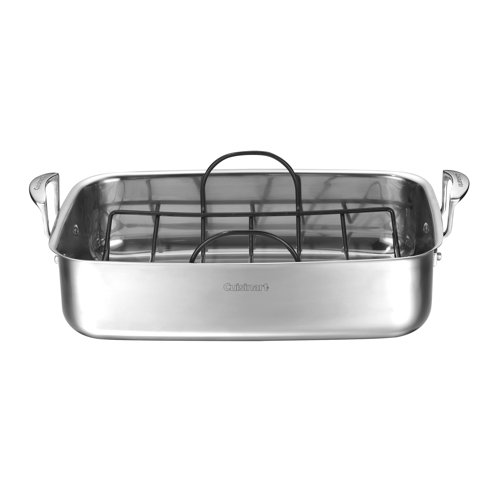 Cuisinart 15" Stainless Steel Roaster with NonStick Rack & Reviews